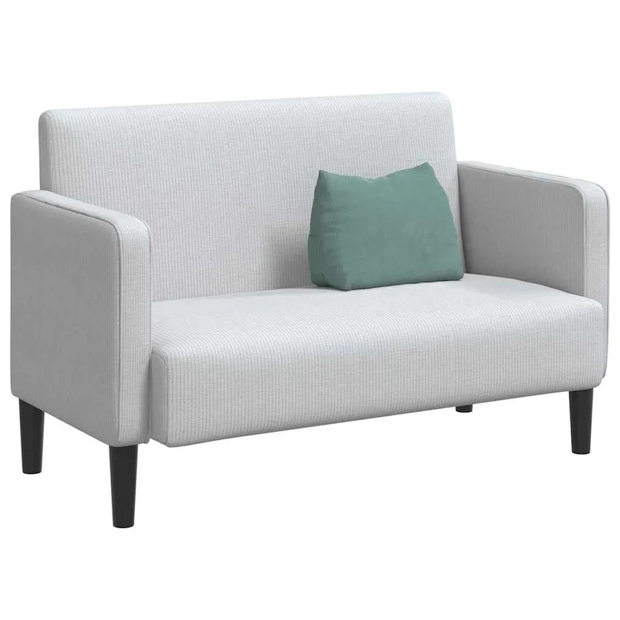 Coussin de Dos Vert Mer 45 x 20 x 35 cm Tissu en velours côtelé - 3