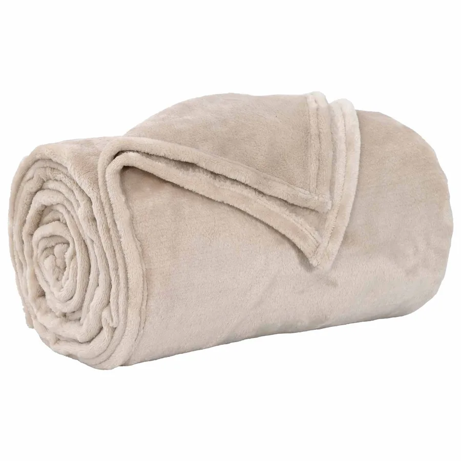 Jeté Beige 220 x 240 cm Toison - 2