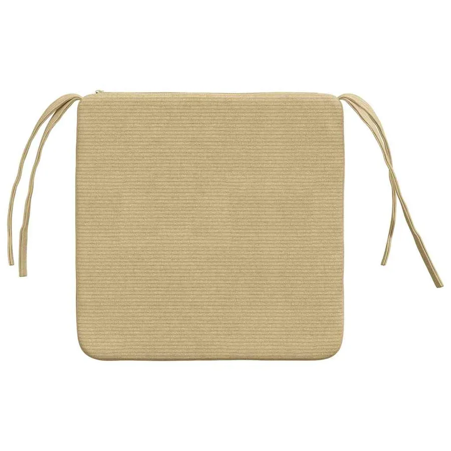 Coussins de siège 4 pcs Vert gris 40 x 40 x 3 cm - 7