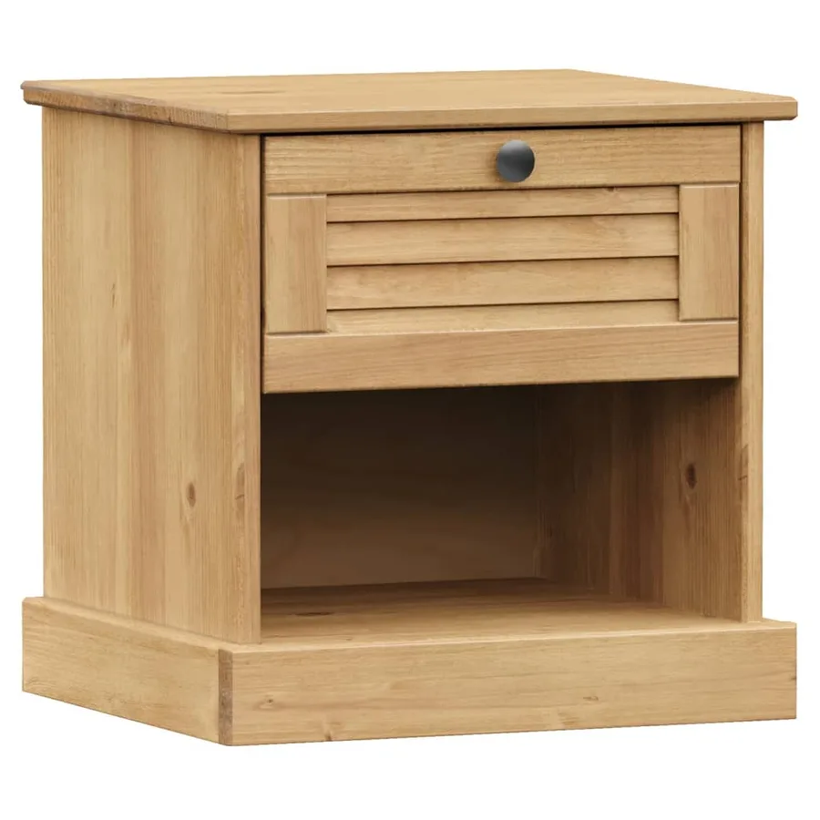 Table de chevet VIGO 42x35x42 cm bois de pin massif - 2