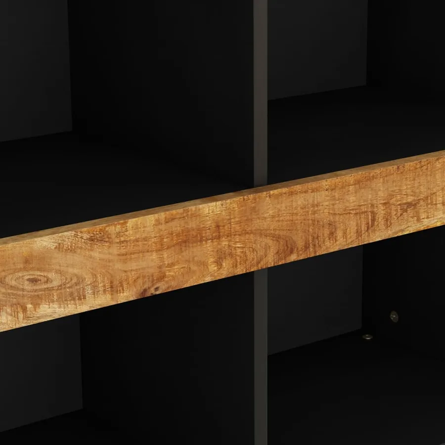 Armoire latérale 85x33x75 cm bois massif de manguier - 8