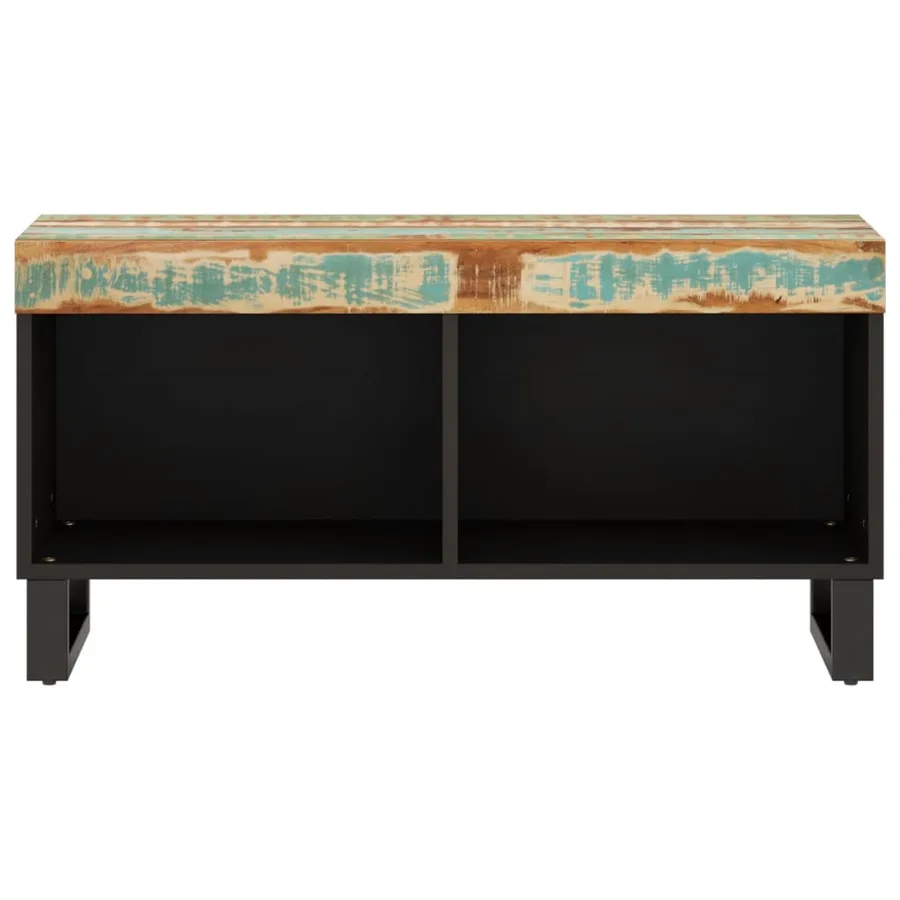 Meuble TV 85x33x43,5 cm bois massif de récupération - 3