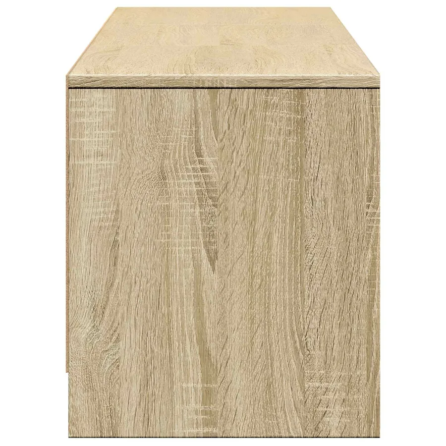 Meuble TV avec LED 165 x 34 x 40 cm Chêne Sonoma - 7