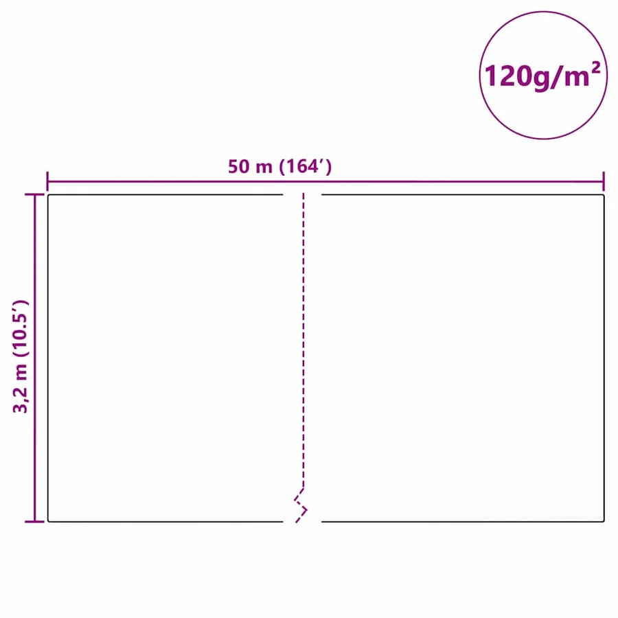 Fleece de protection des plantes contre le gel Vert 50 x 3,2 m - 12