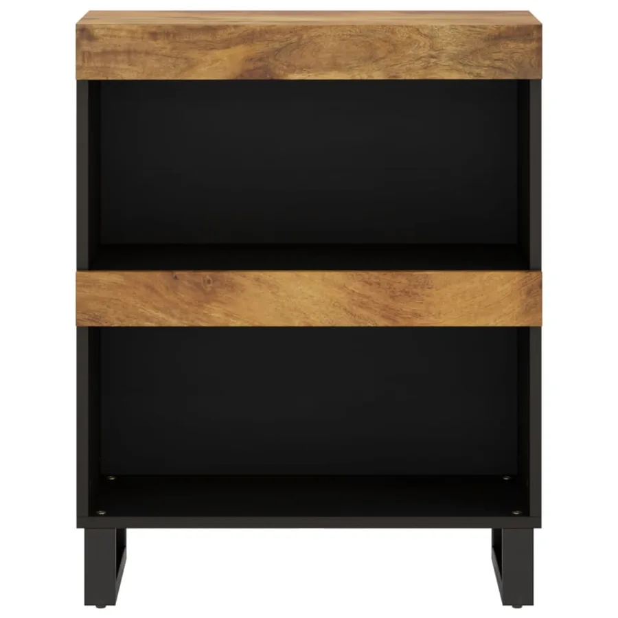 Armoire latérale 60x33x75 cm bois massif de manguier - 3