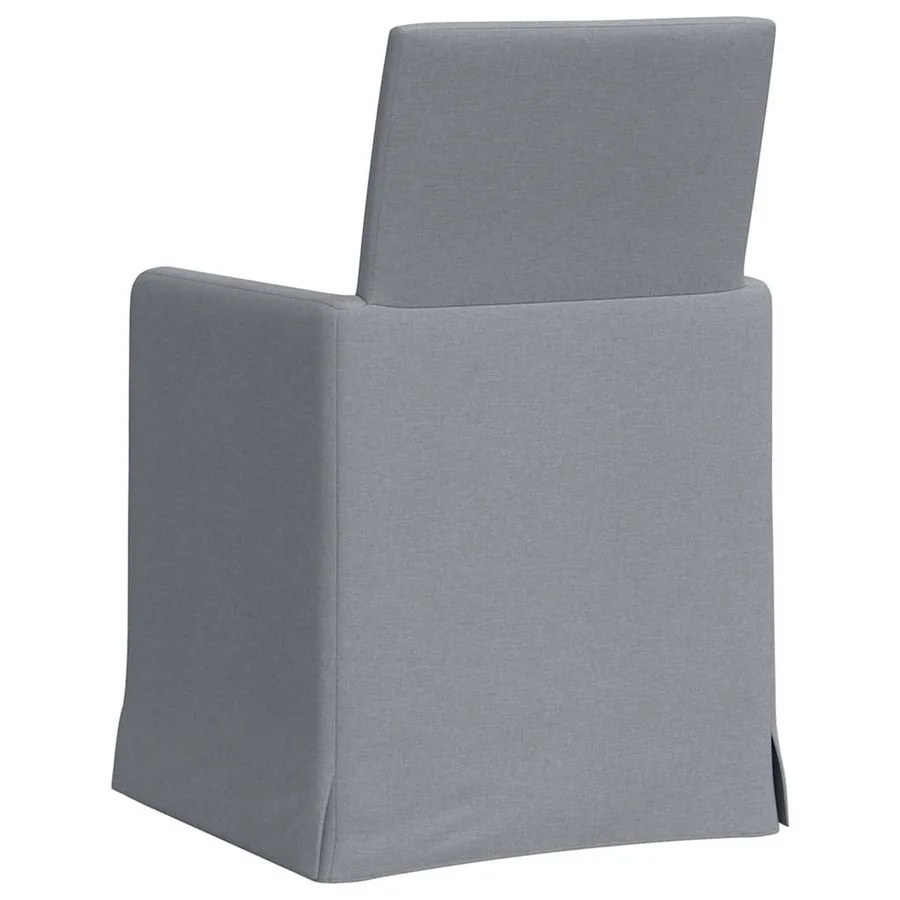 Chaises de salle à manger 2 pcs Gris clair 57 x 67 x 95 cm - 6