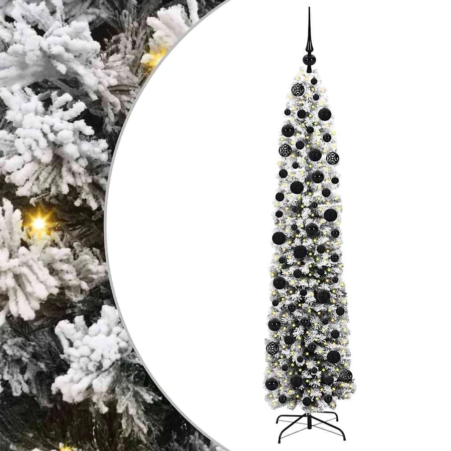 Sapin de Noël artificiel Vert 180 cm PVC et acier et plastique - 2