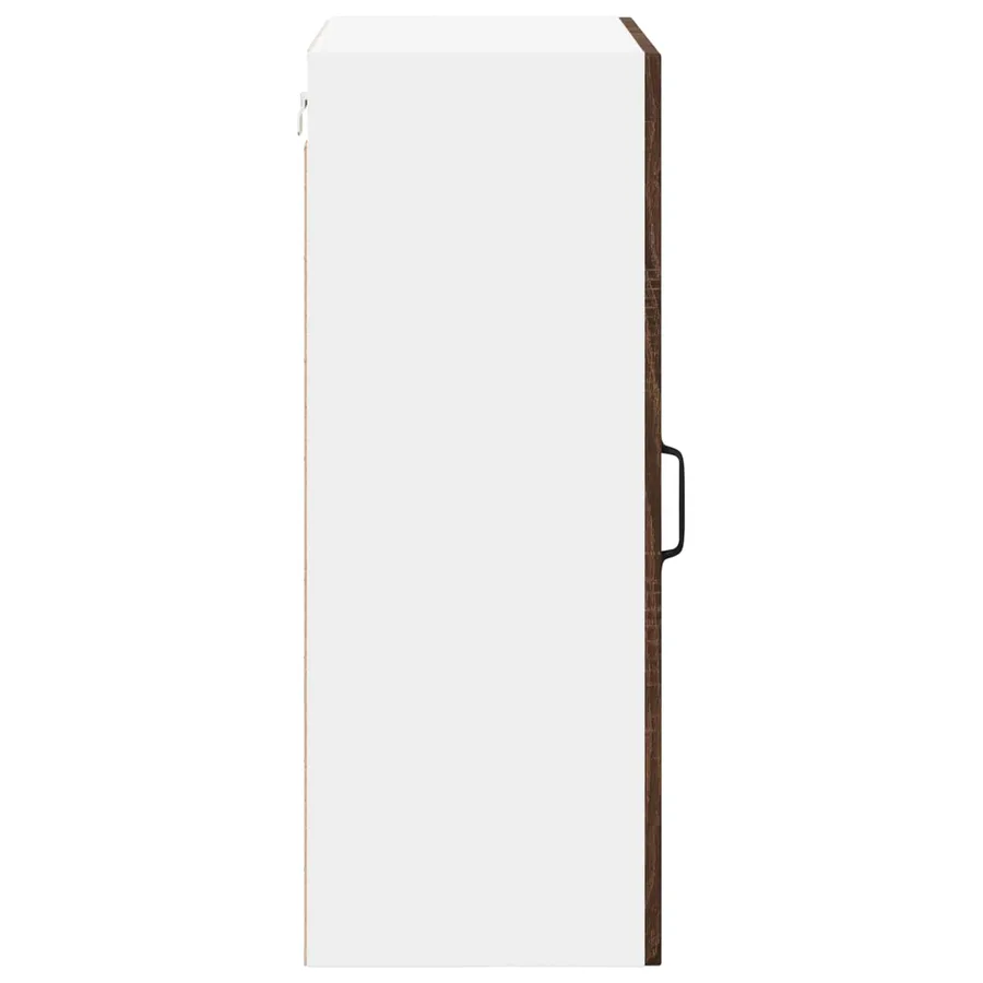 Meuble mural LUCCA Chêne brun 50 x 31 x 80 cm Bois d'ingénierie - 7
