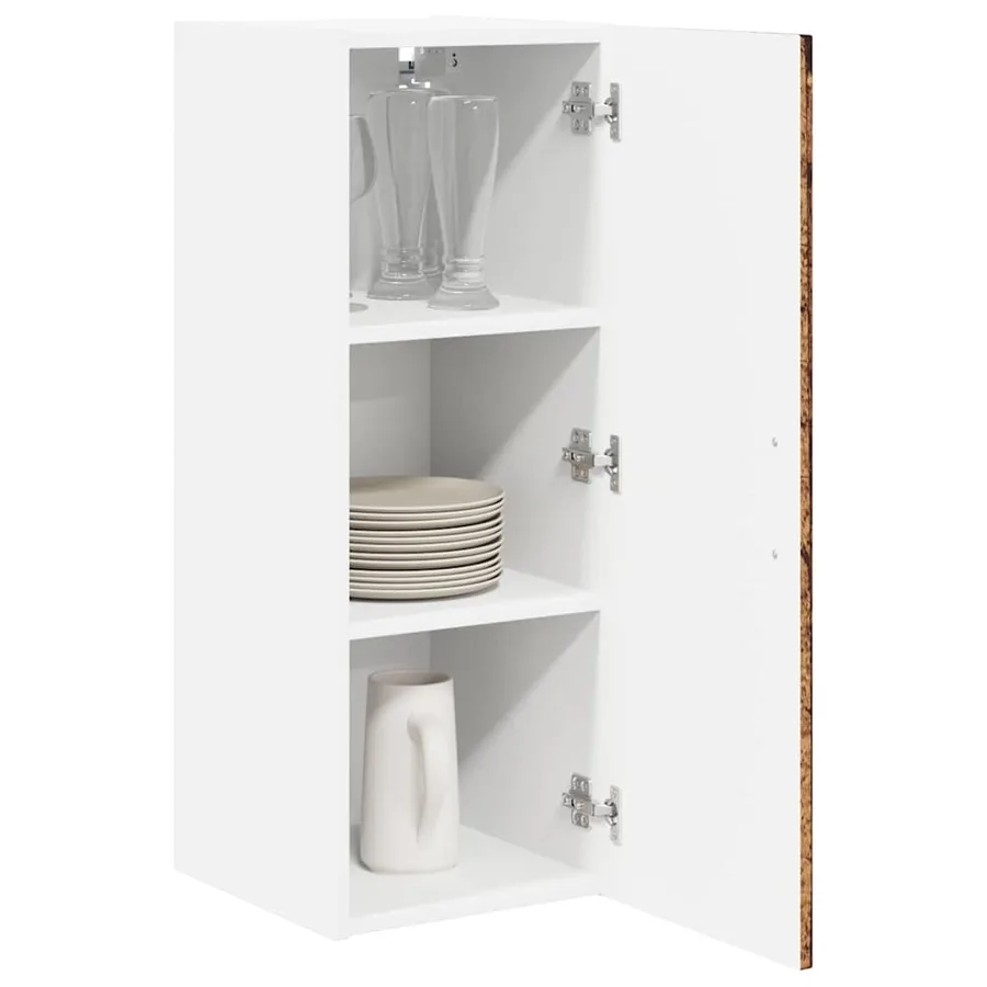 Meuble mural LUCCA Bois ancien 30 x 31 x 80 cm - 3