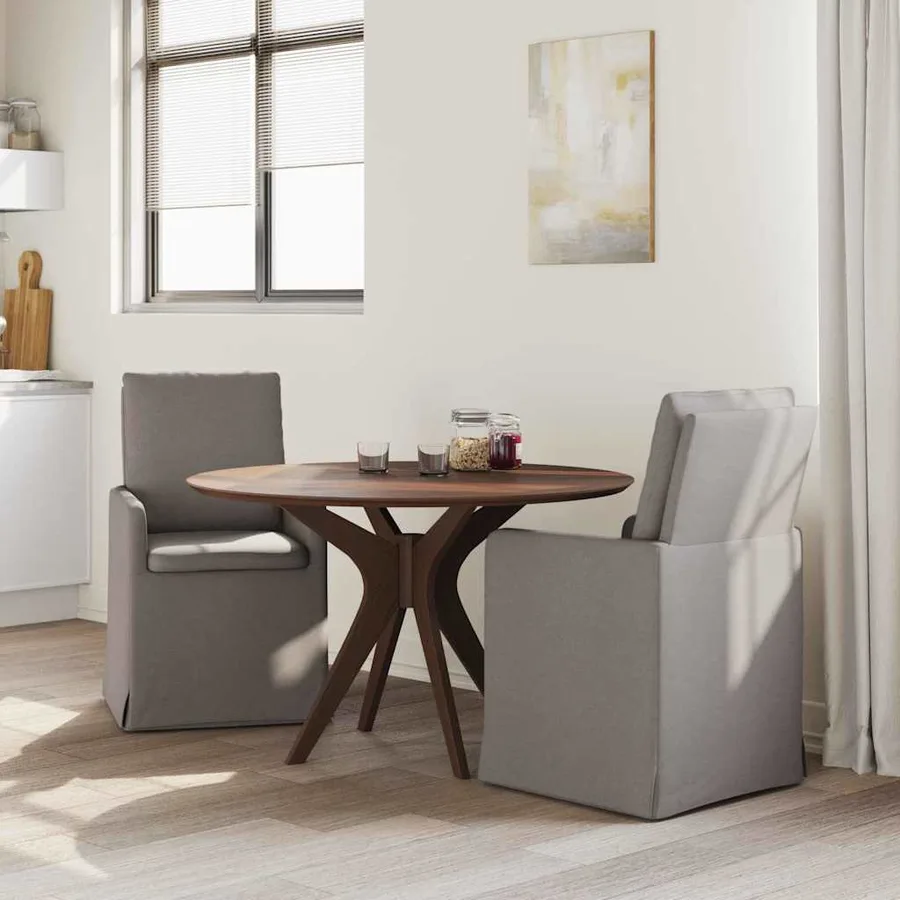 Chaises de salle à manger 2 pcs Taupe 57 x 67 x 98 cm tissu - 3