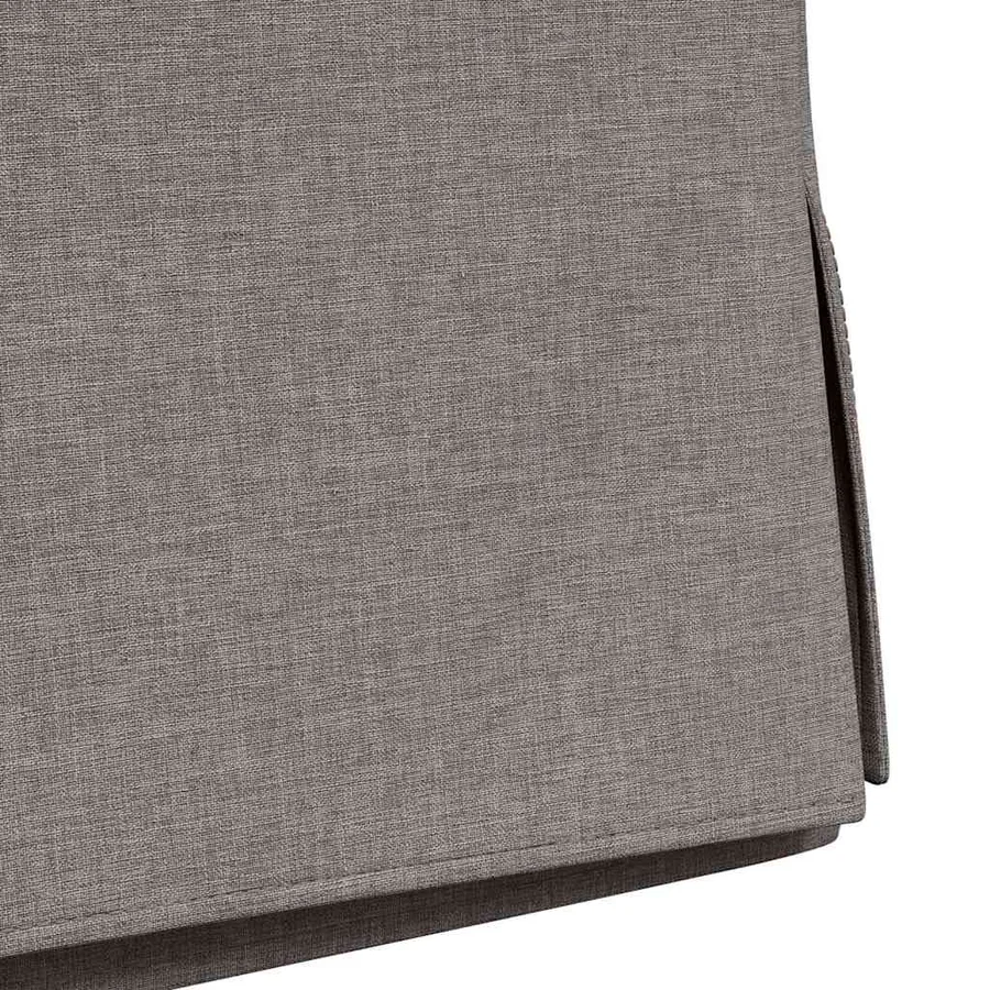 Chaises de salle à manger 2 pcs Taupe 57 x 67 x 98 cm tissu - 9