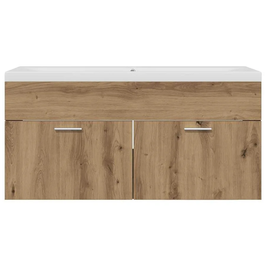 Armoire de salle de bain Chêne artisanal 100 x 38,5 x 46 cm - 7