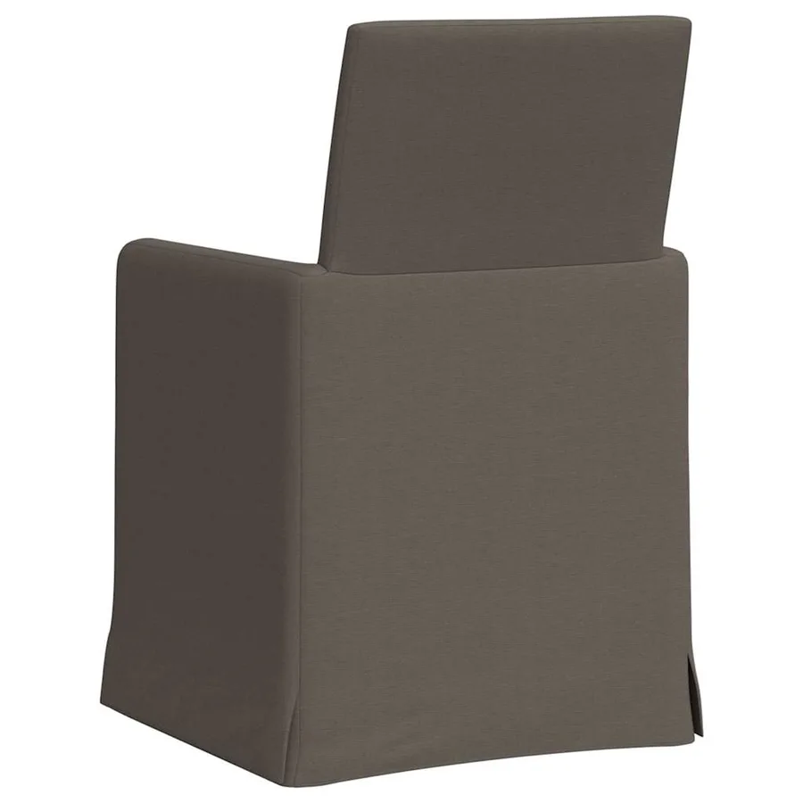 Chaises de salle à manger 2 pcs Gris clair 57 x 67 x 95 cm Lin - 6