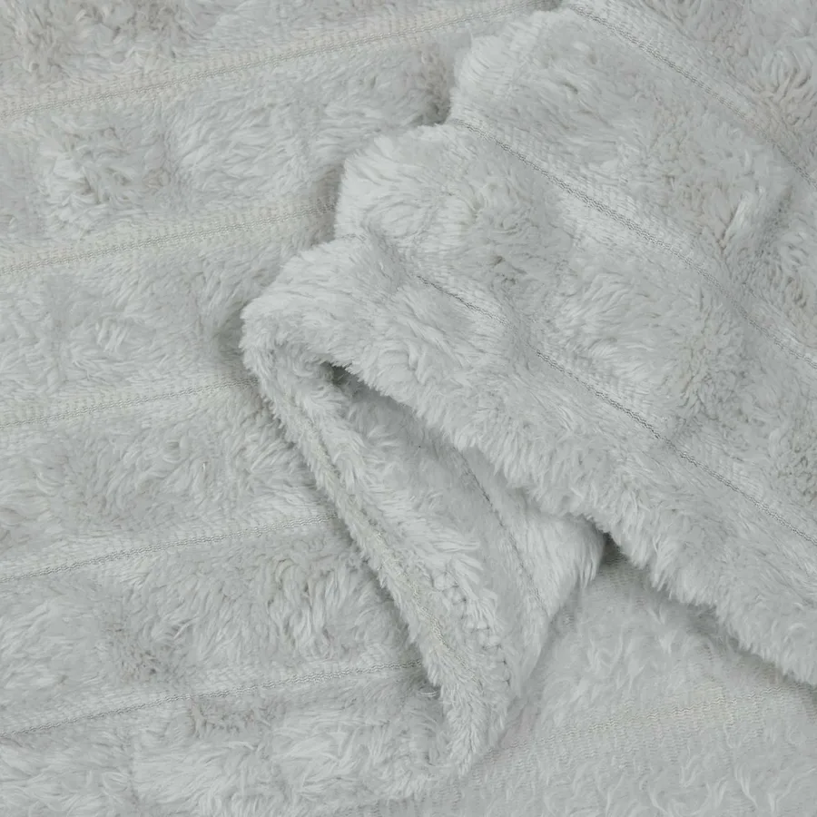 Jeté Gris 270 x 240 cm Toison - 6