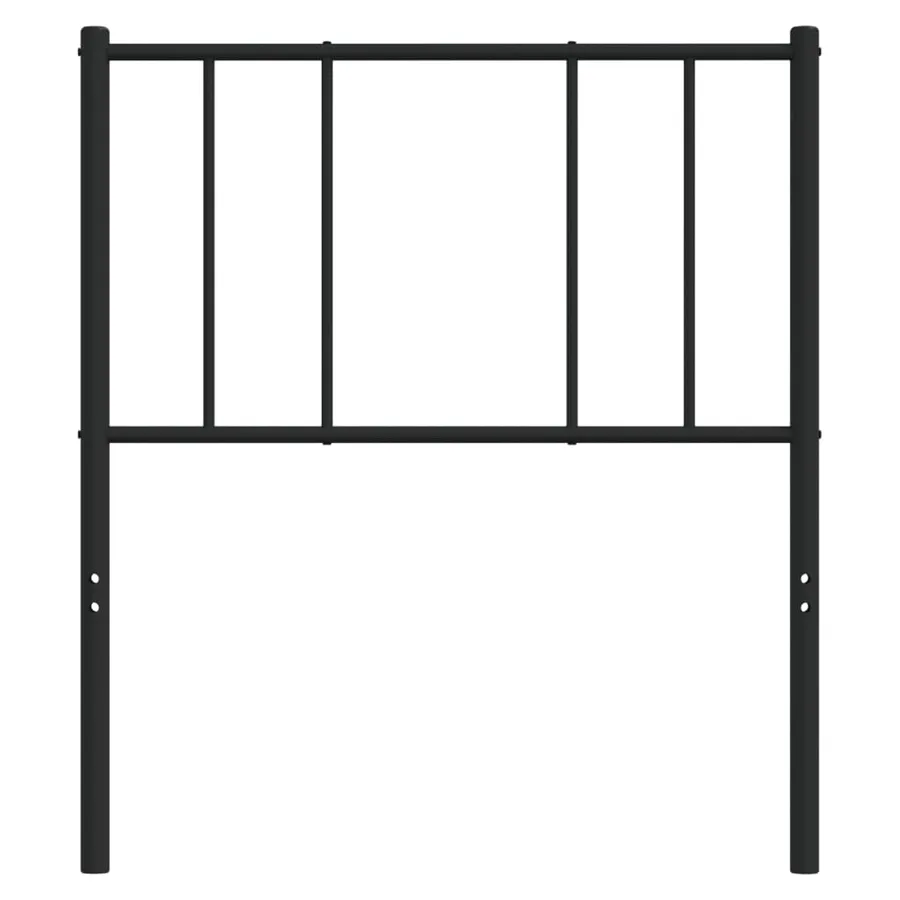 Tête de lit de remplacement métal noir 107 cm - 4