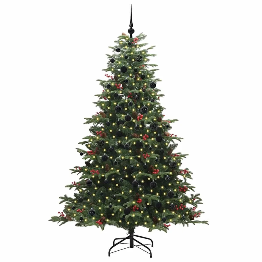 Sapin de Noël artificiel Vert 210 cm PVC, métal et plastique - 3