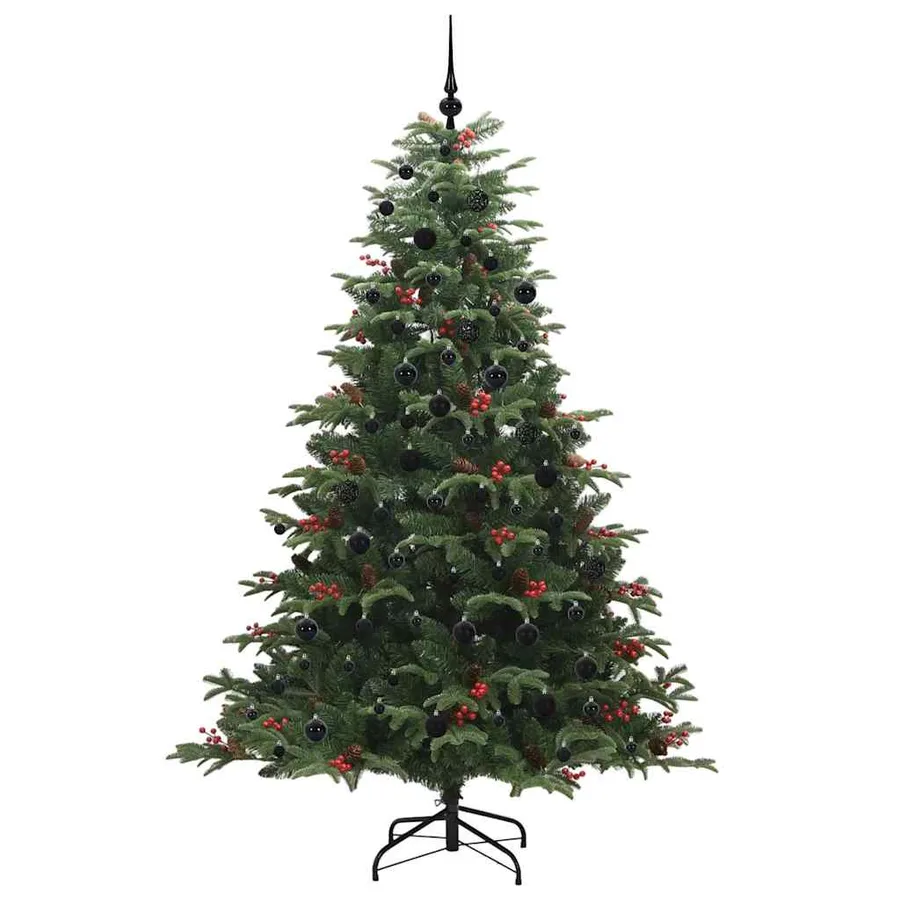 Sapin de Noël artificiel Vert 210 cm PVC, métal et plastique - 4