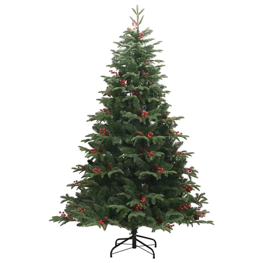 Sapin de Noël artificiel Vert 210 cm PVC, métal et plastique - 5