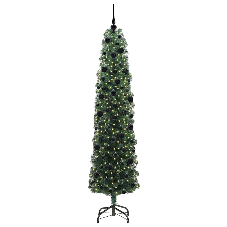 Sapin de Noël artificiel Vert 240 cm PVC et acier et plastique - 3