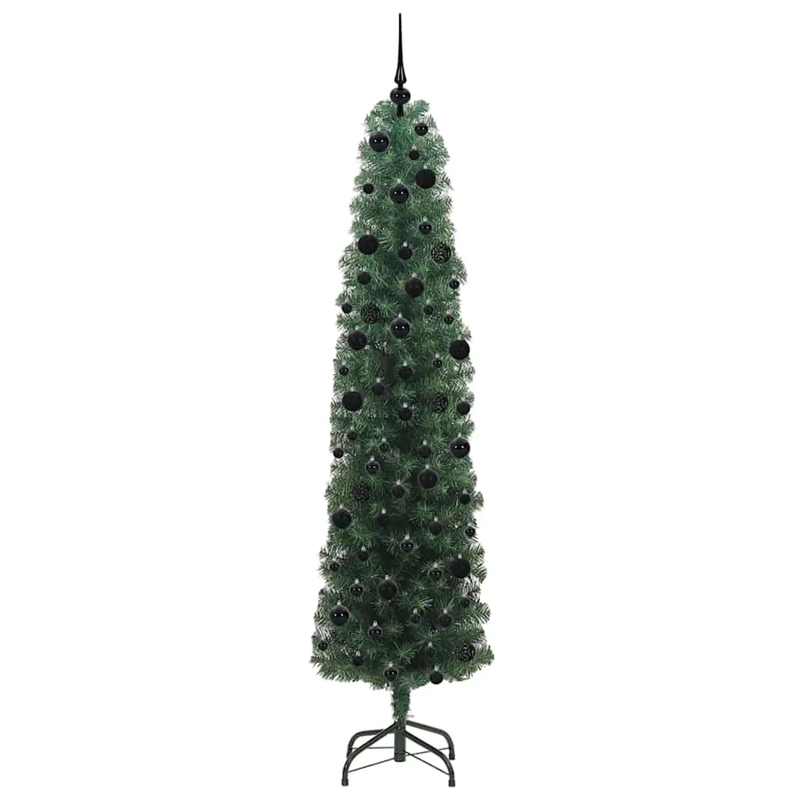 Sapin de Noël artificiel Vert 240 cm PVC et acier et plastique - 4