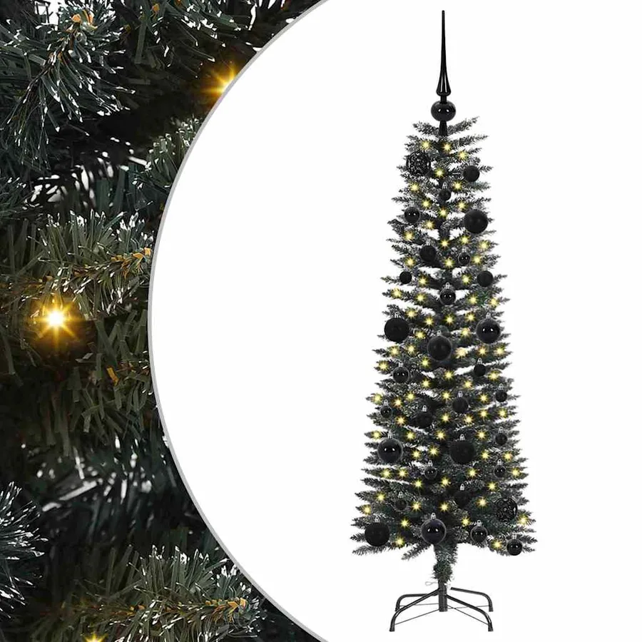 Sapin de Noël artificiel Vert 120 cm PVC, plastique et acier - 2