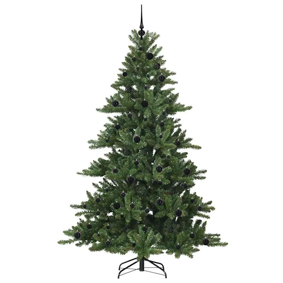 Sapin de Noël Artificiel à Branches Articulées Vert 210 cm - 3