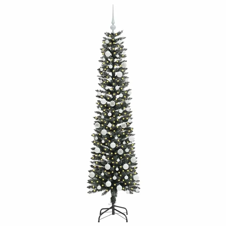 Sapin de Noël artificiel Vert 180 cm PVC, plastique et acier - 3