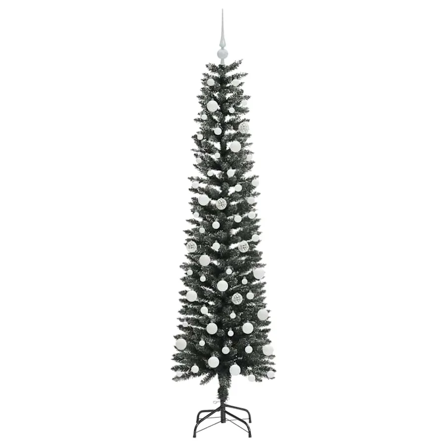 Sapin de Noël artificiel Vert 180 cm PVC, plastique et acier - 4