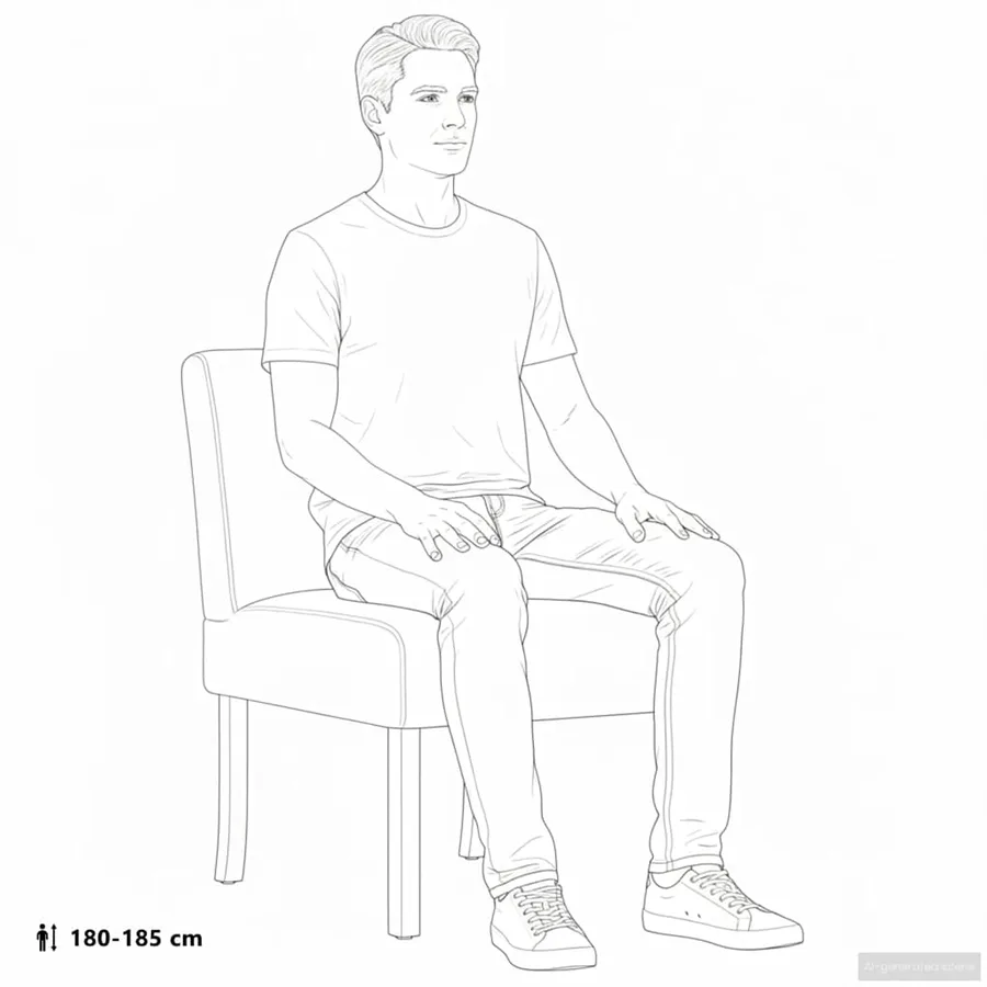 Fauteuil sans accoudoirs jaune clair tissu - 9