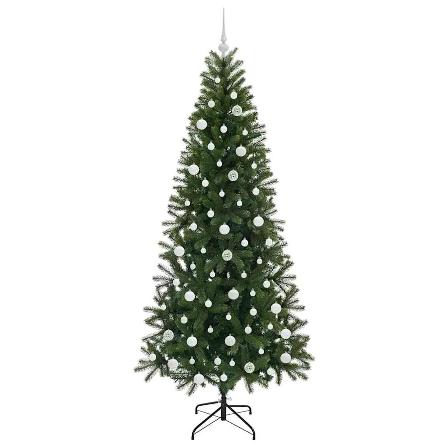 Sapin de Noël artificiel avec 300 LED Vert 210 cm PE et PVC - 4