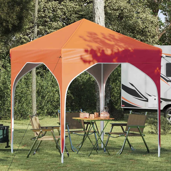 Tente de fête pop-up 194 x 194 x 245 cm Orange