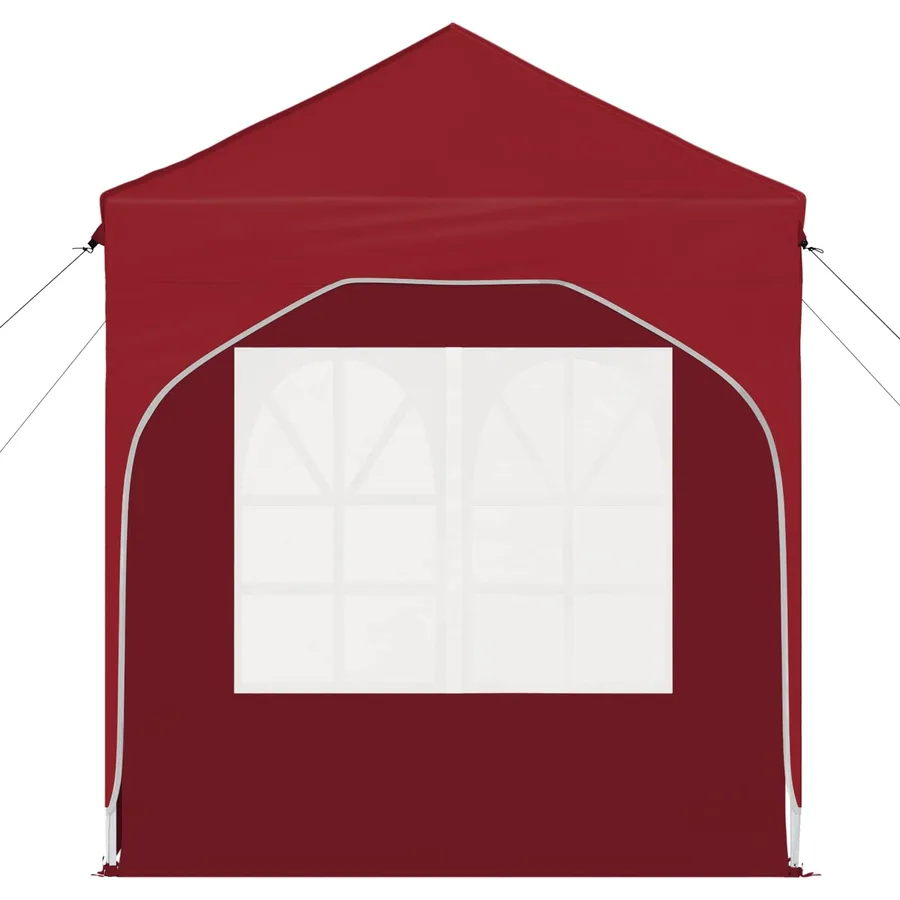 Tente de fête pop-up 192 x 192 x 245 cm Bordeaux - 7