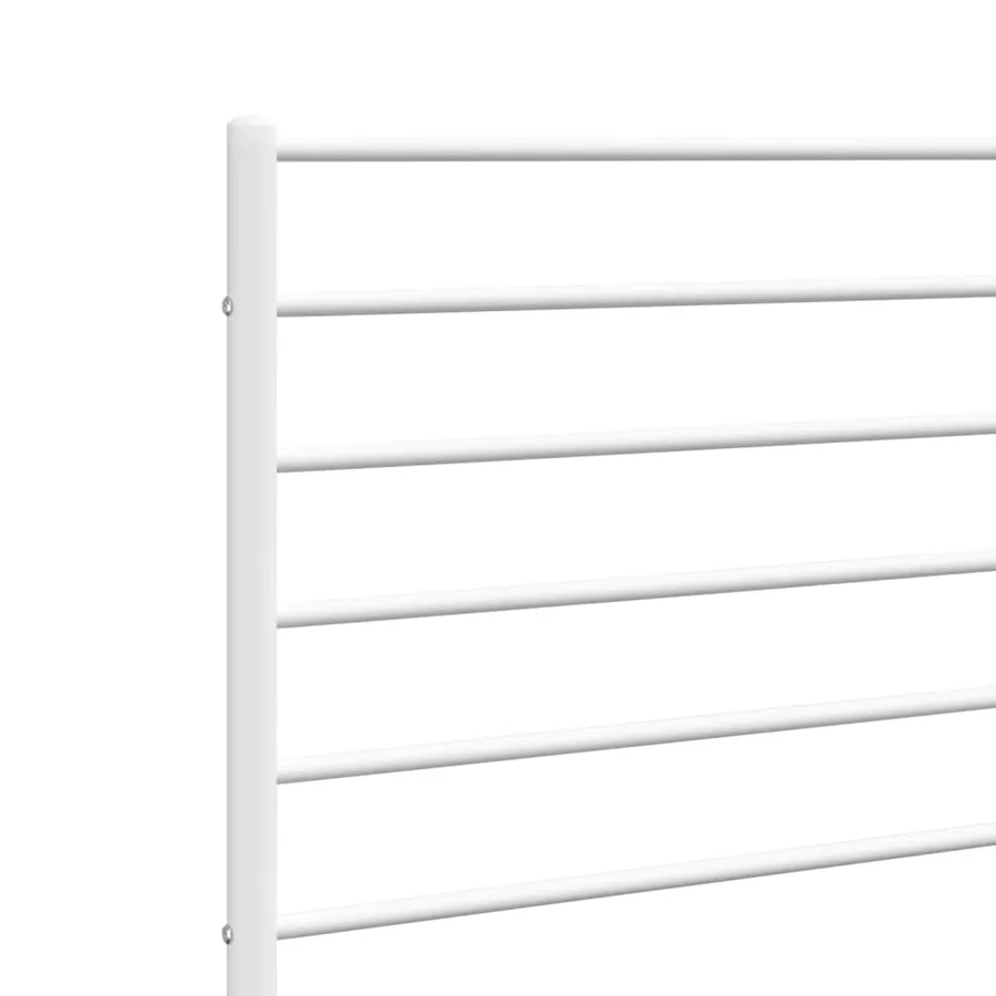 Tête de lit de remplacement métal blanc 160 cm - 6