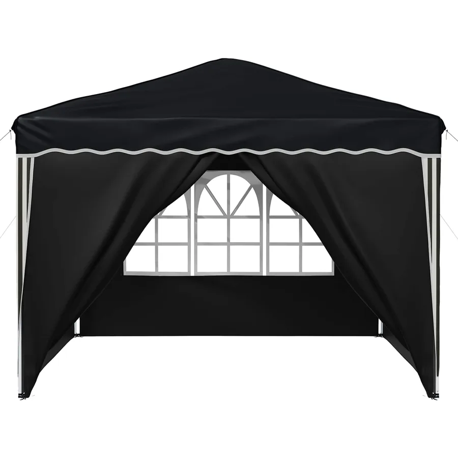 Tente de fête pop-up 288 x 288 x 245 cm Anthracite Tissu Oxford - 7