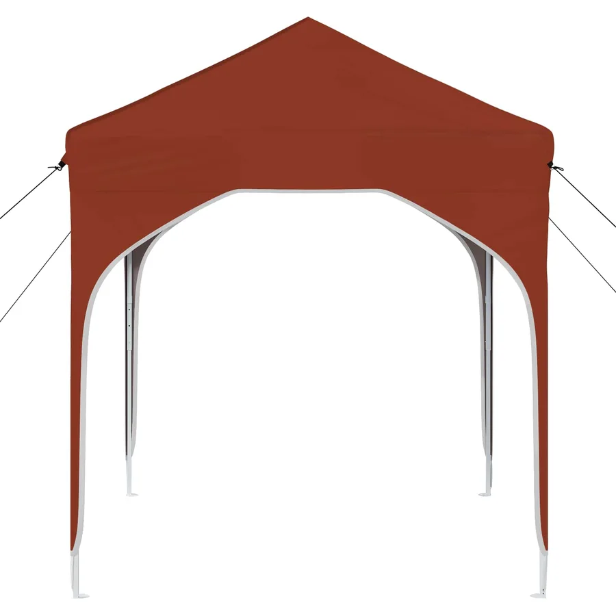 Tente de fête pop-up 194 x 194 x 245 cm Terre cuite - 6