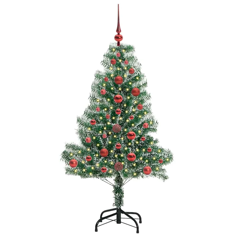 Arbre de Noël artificiel floconné de neige avec lumière LED - 3