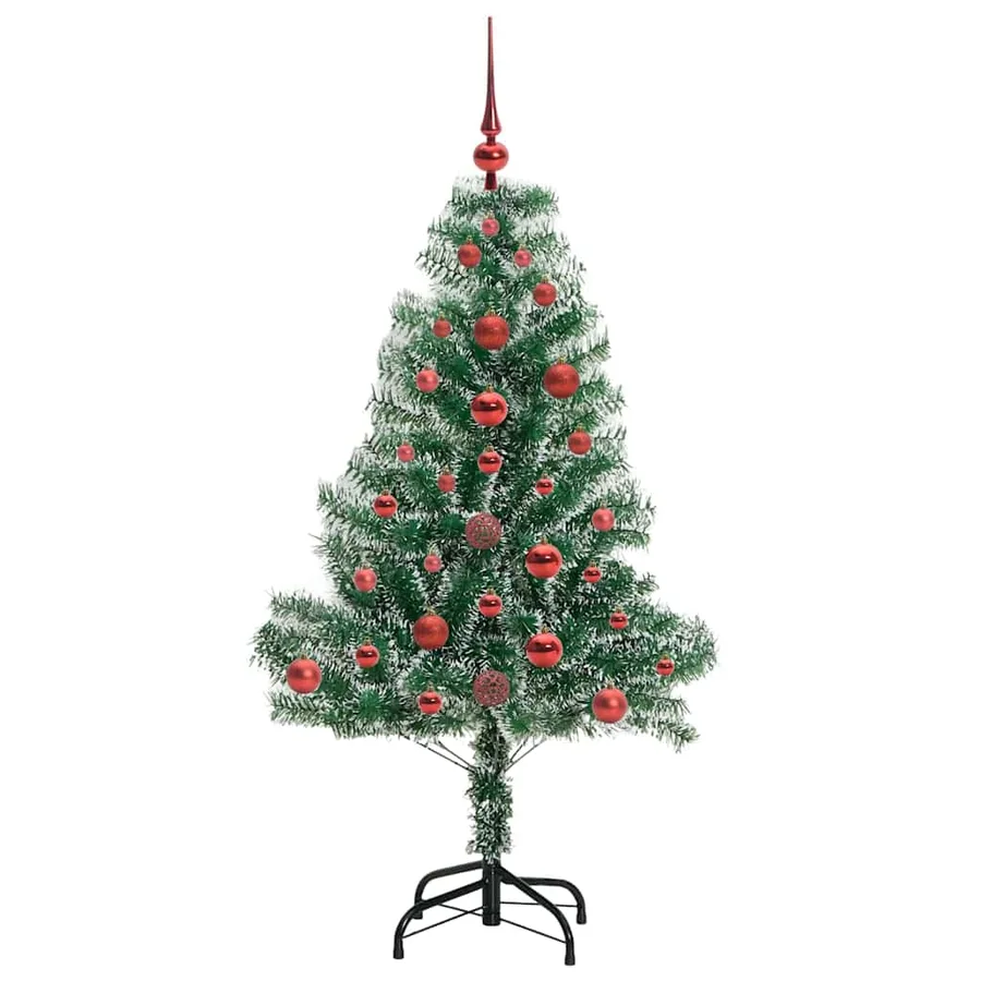 Arbre de Noël artificiel floconné de neige avec lumière LED - 4