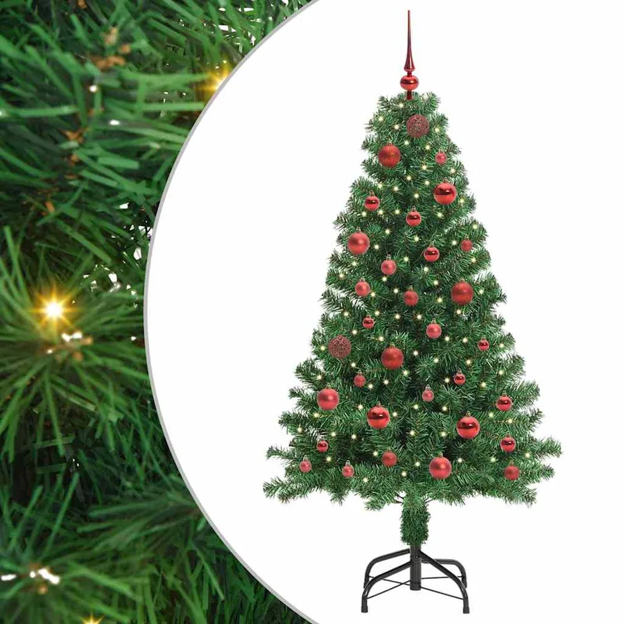 Sapin de Noël artificiel Vert 150 cm PVC, Acier et Plastique - 2