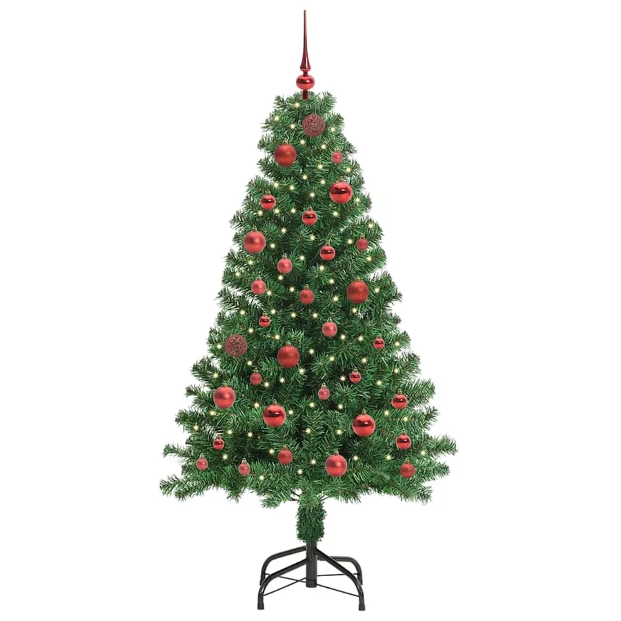 Sapin de Noël artificiel Vert 150 cm PVC, Acier et Plastique - 3