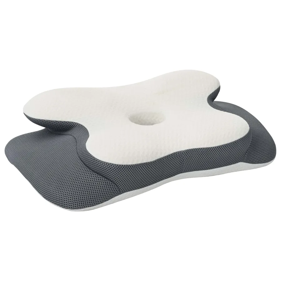 Coussin cervical Blanc Mousse à mémoire de forme - 3