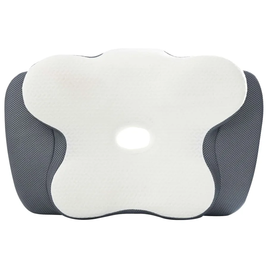 Coussin cervical Blanc Mousse à mémoire de forme - 4