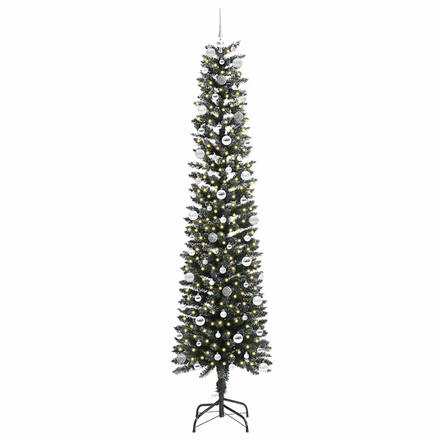 Sapin de Noël artificiel Vert 240 cm PVC, plastique et acier - 3
