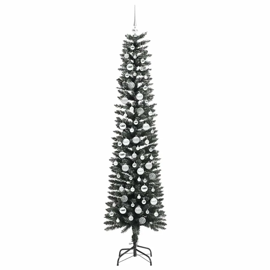Sapin de Noël artificiel Vert 210 cm PVC, plastique et acier - 4