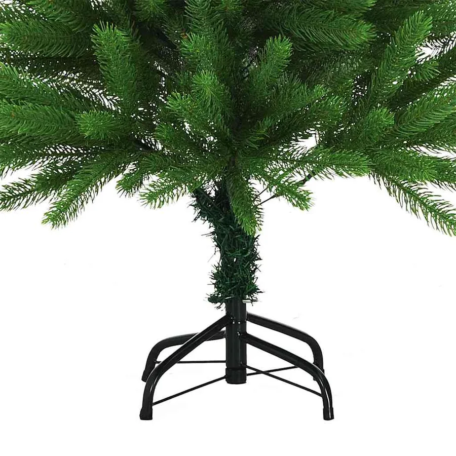 Sapin de Noël avec 150 LED avec support Vert 120 cm PE - 16