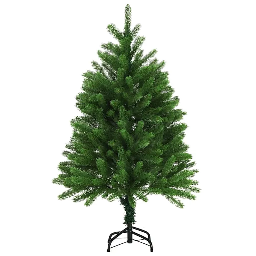 Sapin de Noël avec 150 LED avec support Vert 120 cm PE - 7