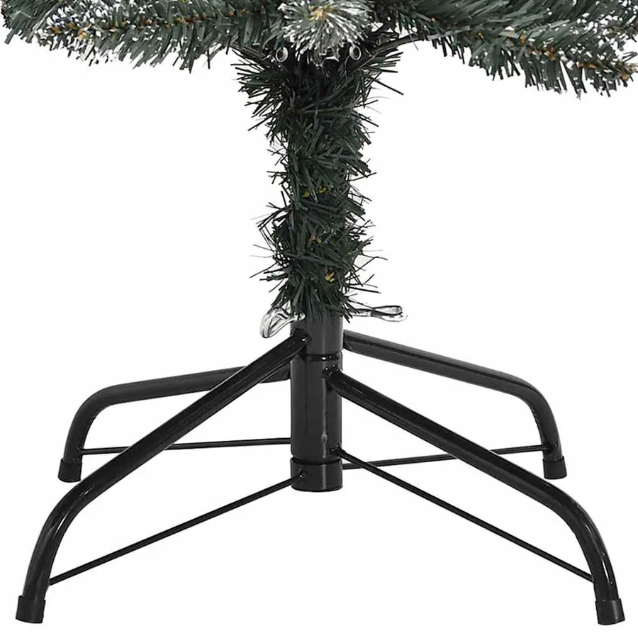 Sapin de Noël artificiel Vert 210 cm PVC, plastique et acier - 12