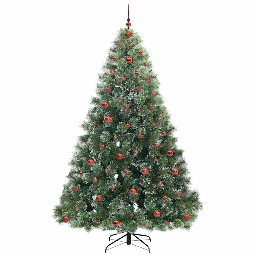 Sapin de Noël artificiel avec 300 LED Vert 240 cm PE et PVC - 4