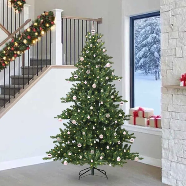 Sapin de Noël Artificiel à Branches Articulées Vert 240 cm