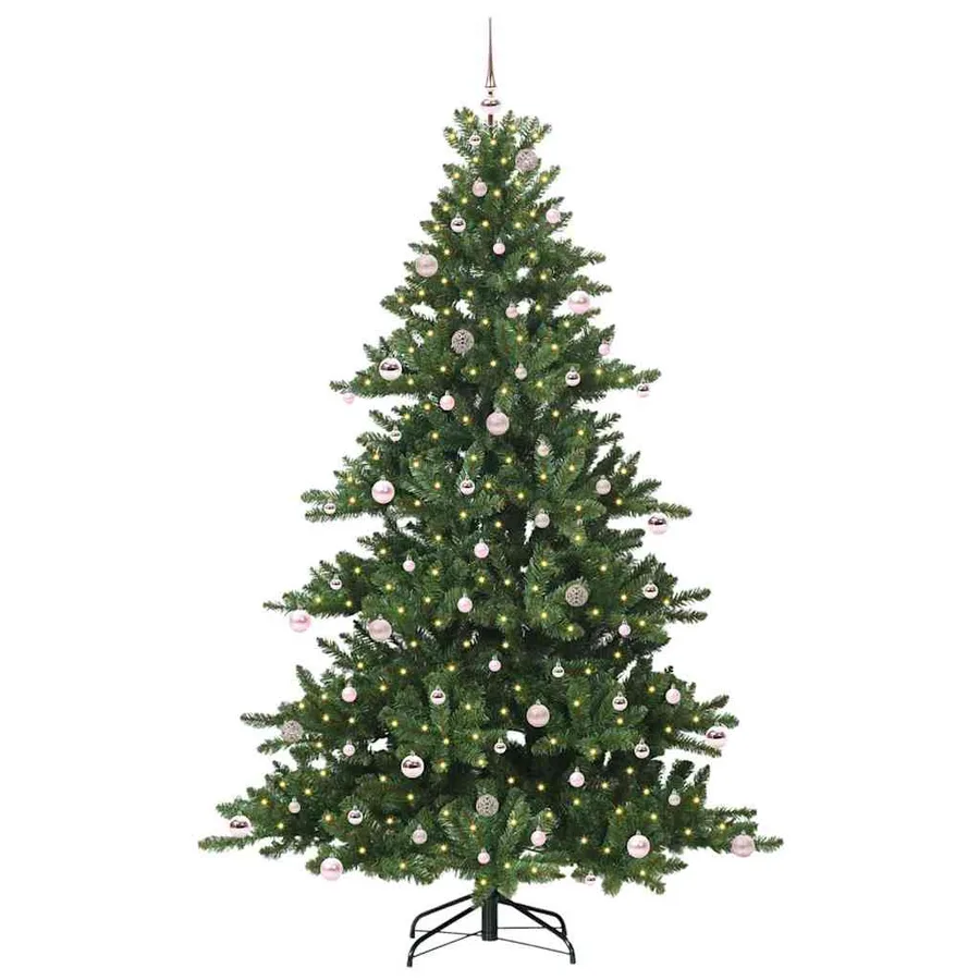 Sapin de Noël Artificiel à Branches Articulées Vert 240 cm - 3