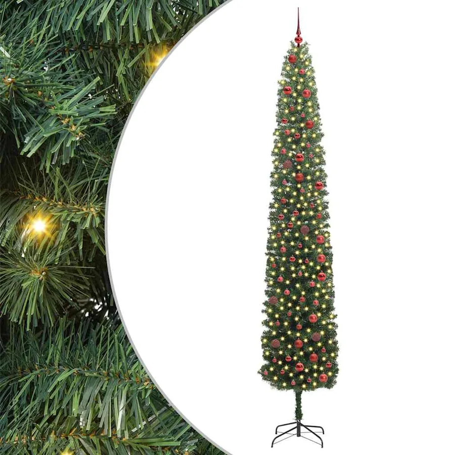 Sapin de Noël artificiel Vert 300 cm PVC et acier et plastique